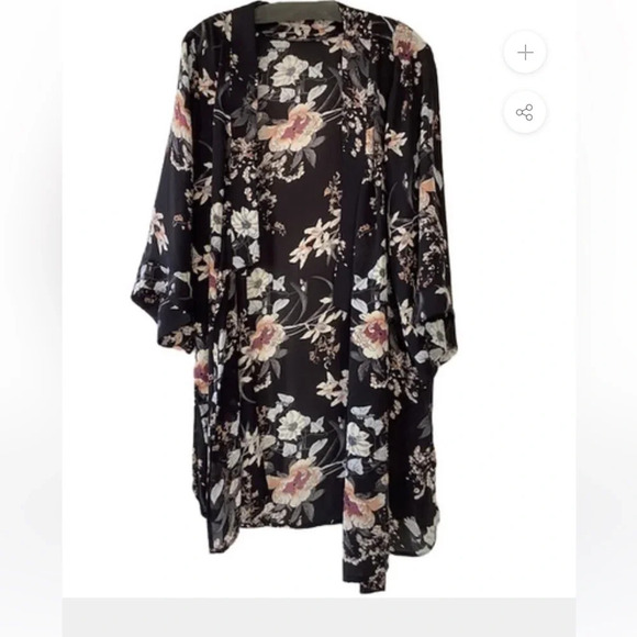 Tahari polyester kimono wrap XL  excellent condition - Picture 2 of 7